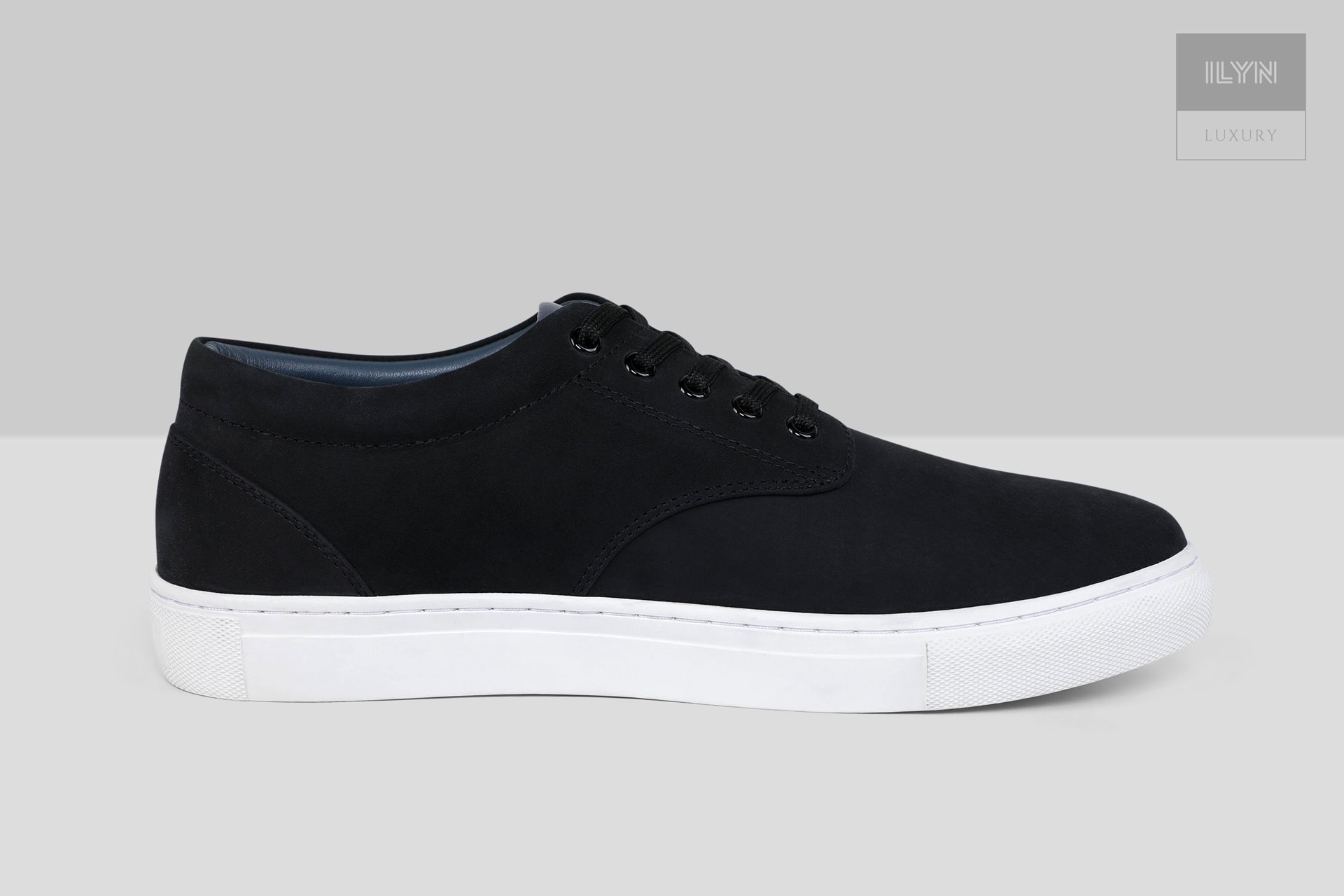 LUXURY Leather Sneakers Black ILYN